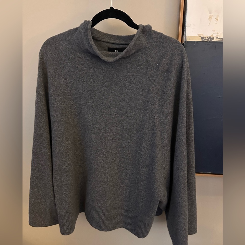 Banana Republic Gray Cowl Neck Sweater